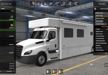 Мод Freightliner Cascadia NRC RV Motorhome версия 1.1 для American Truck Simulator (v1.39.x, - 1.42.x)