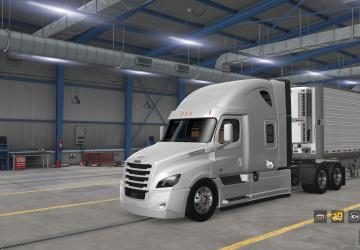 Мод Freightliner Cascadia Parts pack версия 1.0.2 для American Truck Simulator (v1.41.x)