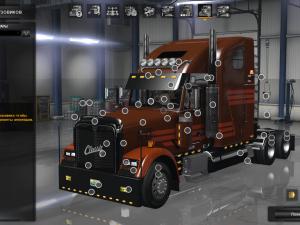 Мод Freightliner Classic XL версия 4.7.5 для American Truck Simulator (v1.28.x)