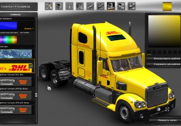 Мод Freightliner Coronado версия 01.08.18 для American Truck Simulator (v1.31.x, 1.32.x)