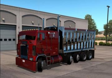 Мод Freightliner FLB Custom версия 1.9 для American Truck Simulator (v1.48.x)