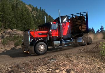 Мод Freightliner FLC12064T версия 1.0.1 для American Truck Simulator (v1.38.x)