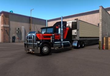 Мод Freightliner FLC12064T версия 1.0.1 для American Truck Simulator (v1.38.x)