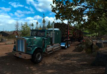 Мод Freightliner FLC12064T версия 1.0.1 для American Truck Simulator (v1.38.x)