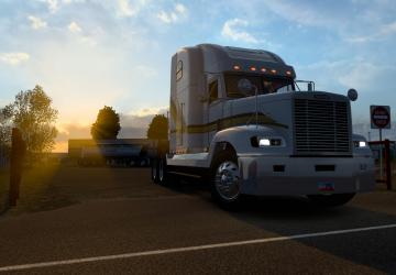 Мод Freightliner FLD версия 2.3.2 для American Truck Simulator (v1.45.x, 1.46.x)
