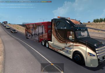 Мод Freightliner Inspiration версия 1.1 для American Truck Simulator (v1.31.x, 1.32.x)