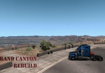 Карту Grand Canyon Rebuild версия 1.0 для American Truck Simulator (v1.36.x)