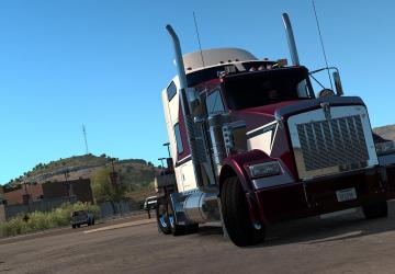 Мод GTM Kenworth T800 версия 1.1 для American Truck Simulator (v1.35.x, 1.36.x)