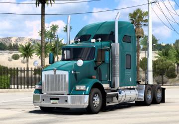 Мод GTM Kenworth T800 версия 1.3 для American Truck Simulator (v1.43.x)