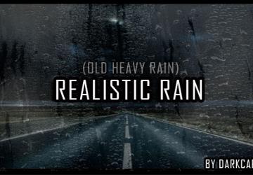 Мод Realistic Rain версия 2.4 для American Truck Simulator (v1.35.x)