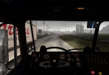 Мод Realistic Rain версия 3.7 для American Truck Simulator (v1.38.x)