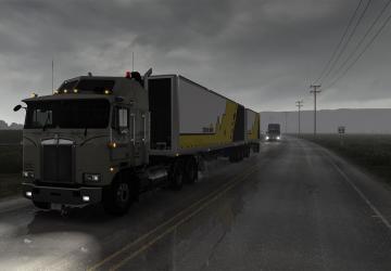 Мод Realistic Rain версия 4.7.1 для American Truck Simulator (v1.49.x)