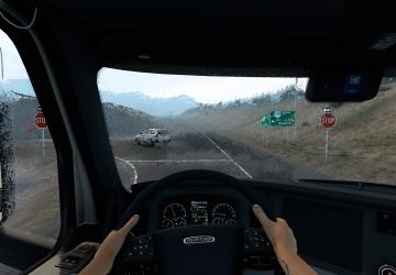 Мод Холодный дождь версия 0.2.3 для American Truck Simulator (v1.40.x, 1.41.x)