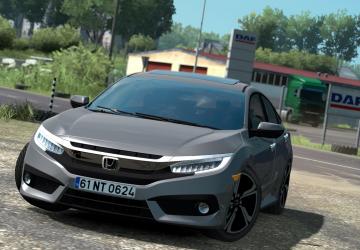 Мод Honda Civic TypeR/Fc5 версия 1.3 для American Truck Simulator (v1.35.x, 1.36.x)