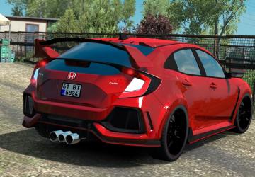 Мод Honda Civic TypeR/Fc5 версия 1.3 для American Truck Simulator (v1.35.x, 1.36.x)