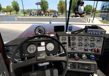 Мод Интерьер для Mack Superliner версия 1.0 для American Truck Simulator (v1.45)