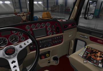 Мод Интерьер для «Peterbilt 389» версия 1.0 для American Truck Simulator (v1.35.x, 1.36.x)