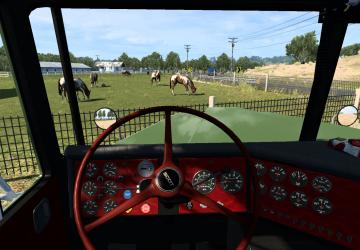 Мод Интерьер+двигатели для Scot A2HD версия 1.0 для American Truck Simulator (v1.43-1.45)