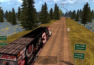 Карту Interstate 10 версия 1.35 для American Truck Simulator (v1.35.x)