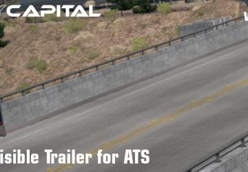 Мод Invisible Trailer версия 1.0 для American Truck Simulator (v1.35.x, 1.36.x)
