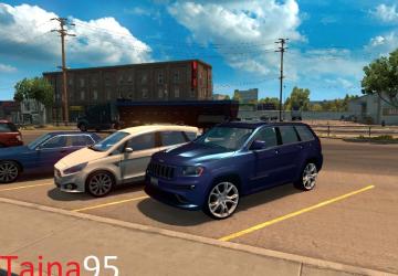 Мод Jeep Grand Cherokee SRT8 версия 1.3 для American Truck Simulator (v1.31.x, - 1.34.x)