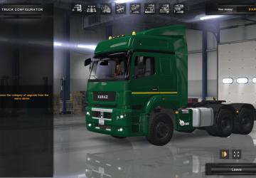 Мод Камаз-5490/65206/6580 версия 1.0 для American Truck Simulator (v1.31.x, - 1.34.x)