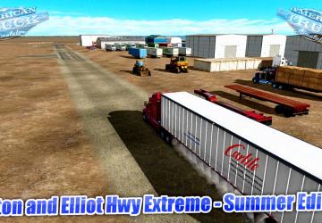 Карту Карта «Dalton and Elliot Summer» версия 12.12.18 для American Truck Simulator (v1.33.x)