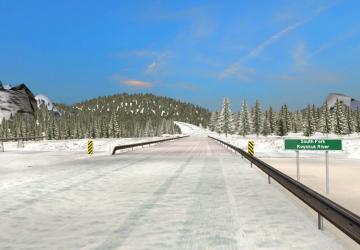 Карта «Dalton and Elliot Winter» версия 1.57 для American Truck Simulator (v1.57.x)