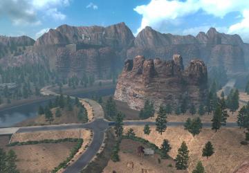 Карта «Mountain Roads» версия 7.0 для American Truck Simulator (v1.49.x)