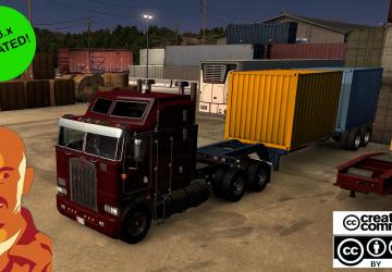 Мод Kenworth K100 версия 02.02.19 для American Truck Simulator (v1.33.x, 1.34.x)