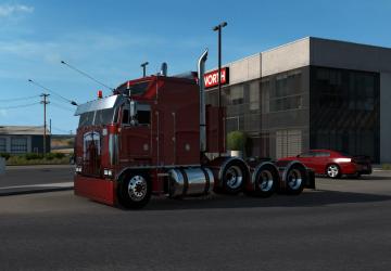 Мод Kenworth K100 Custom версия 1.1 для American Truck Simulator (v1.39.x)