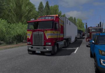 Мод Kenworth K100-E версия 0.91 для American Truck Simulator (v1.35.x, 1.36.x)