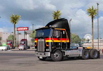 Мод Kenworth K100-E версия 0.93 для American Truck Simulator (v1.35.x, 1.36.x)