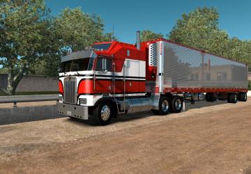 Мод Kenworth K100-E версия 1.4 для American Truck Simulator (v1.45.x)