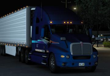 Мод Kenworth T2000 версия 1.0 для American Truck Simulator (v1.43.x)