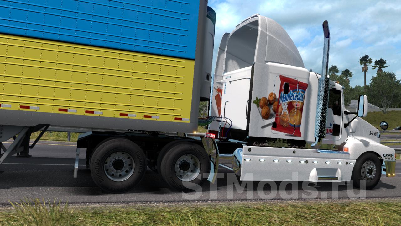 Скачать мод Kenworth T600 Shaneke Edit версия 11 для American Truck Simulator V140x 141x 9816
