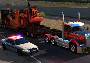 Мод Kenworth T610 версия 1.0 для American Truck Simulator (v1.29.x, 1.30.x)