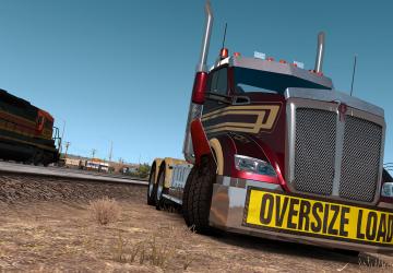 Мод Kenworth T610 версия 1.0 для American Truck Simulator (v1.29.x, 1.30.x)