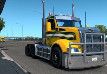 Мод Kenworth T610 версия 1.0 для American Truck Simulator (v1.29.x, 1.30.x)