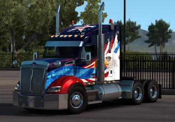 Мод Kenworth T610 версия 07.05.19 для American Truck Simulator (v1.35.x)