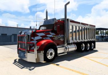 Мод Kenworth T610 Custom версия 1.1 для American Truck Simulator (v1.48.x)