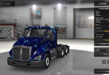 Мод Kenworth T680 Water Skin версия 1.0 для American Truck Simulator (v1.28.x, - 1.31.x)