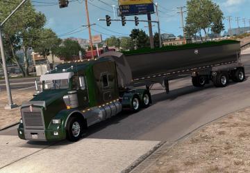 Мод Kenworth T800 by dmitry68 версия 1.9 для American Truck Simulator (v1.37.x, 1.38.x)