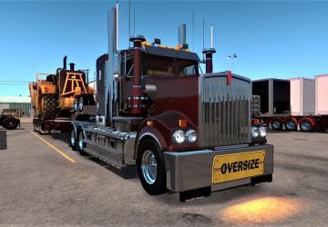 Мод Kenworth T909 версия 2.0 для American Truck Simulator (v1.44.x, 1.45.x)