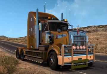 Мод Kenworth T909 версия 5.9 для American Truck Simulator (v1.50.x)