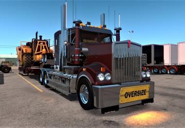 Мод Kenworth T909 версия 5.9 для American Truck Simulator (v1.50.x)