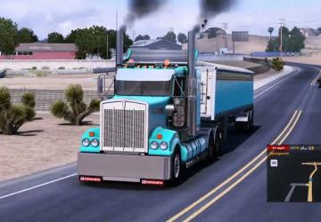 Мод Kenworth T909 версия 5.9 для American Truck Simulator (v1.50.x)