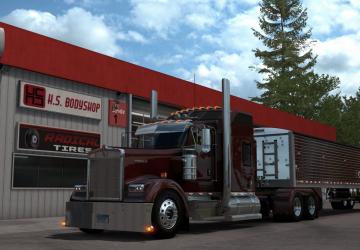 Мод Kenworth W900 Highway Killer версия 1.0 для American Truck Simulator (v1.43.x)