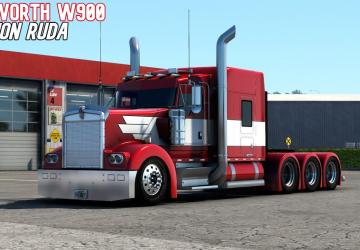 Мод Kenworth W900 Highway Killer версия 7.3 для American Truck Simulator (v1.49.x)