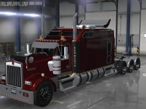 Мод Kenworth W900 Long Remix версия 1.0 для American Truck Simulator (v1.4.x, - 1.30.x)